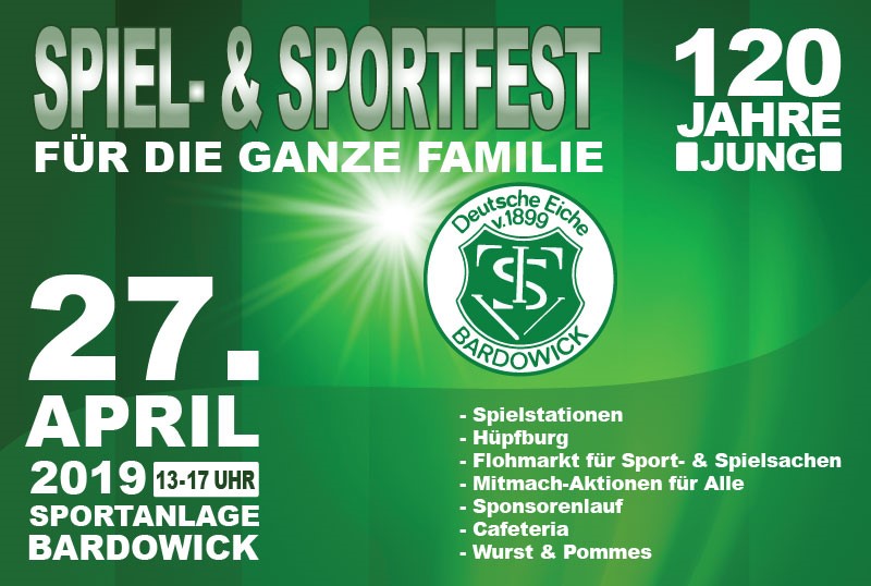 120 Jahre TSV Bardowick-Spiel- und Sportfest am 27.04.2019