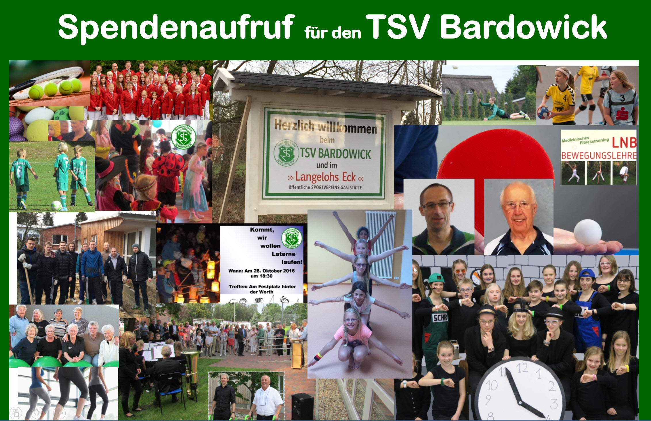 Spendenaufruf für den TSV Bardowick